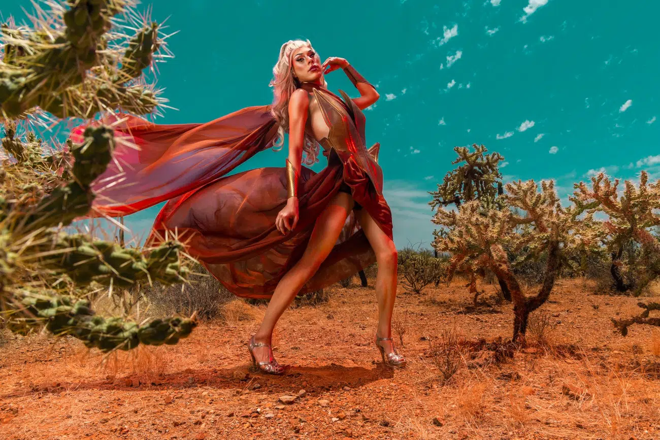"Desert Drag" by Katelin Kinney.