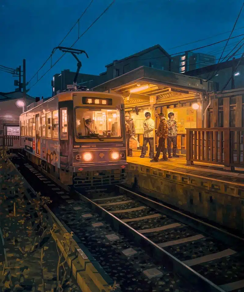 Nighttime Paintings by Keita Morimoto