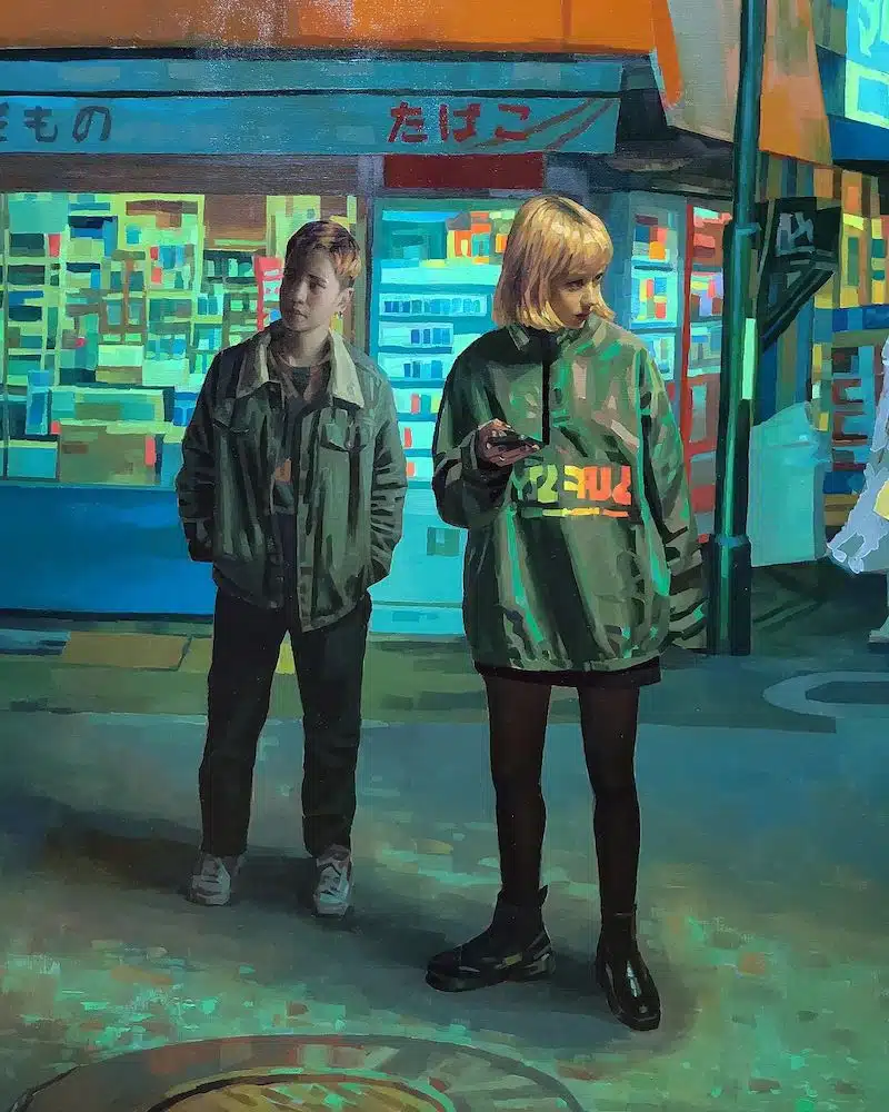 Nighttime Paintings by Keita Morimoto