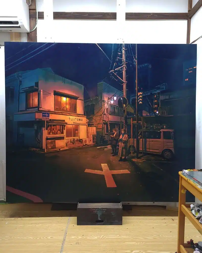Nighttime Paintings by Keita Morimoto