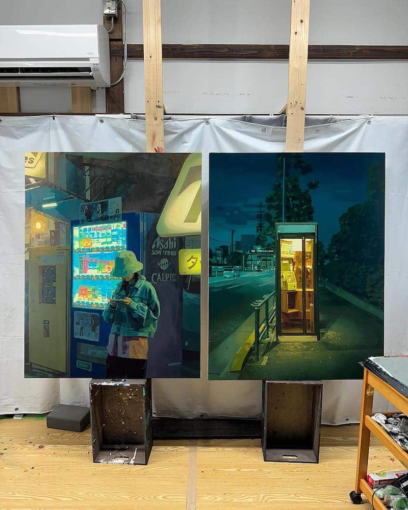 Nighttime Paintings by Keita Morimoto